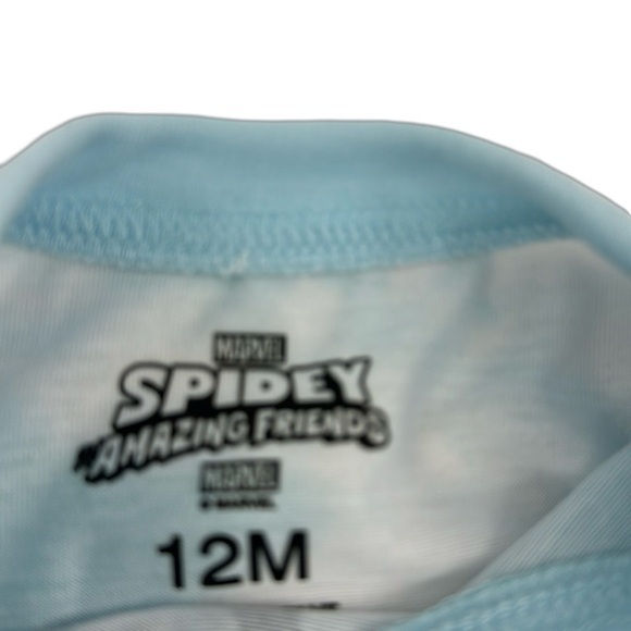 Disney Junior Marvel Spidey Amazing‎ Friends Toddler Boys Pajama Top -12 M - Picture 2 of 3